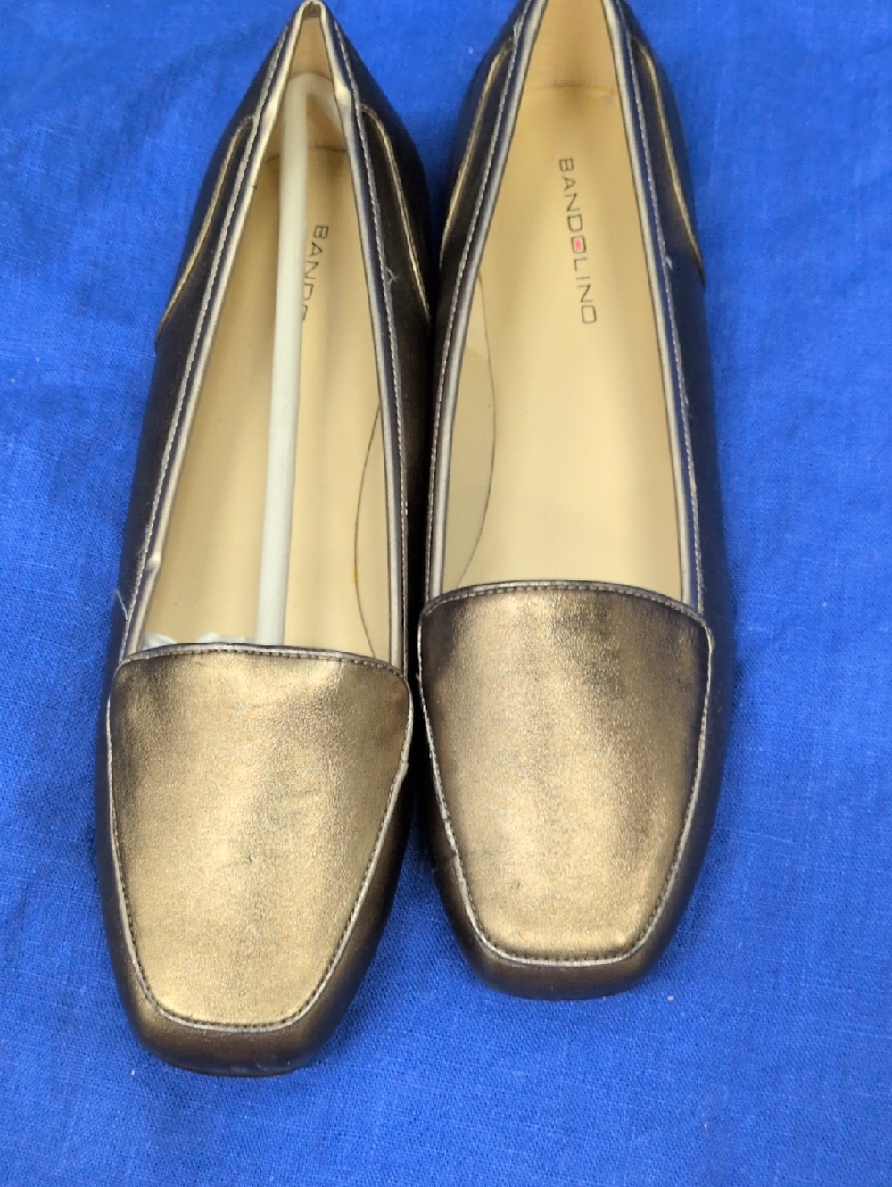 Bandolino Metallic Bronze Slip-On Loafers